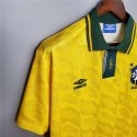 Koszulka Piłkarska Brazylia 1992 Home Retro, Romario, Bebeto