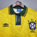 Koszulka Piłkarska Brazylia 1992 Home Retro, Romario, Bebeto