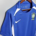 Koszulka Piłkaska Brazylia MŚ 2002 Away Retro, Ronaldinho