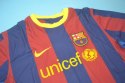 Koszulka Piłkarska FC Barcelona 2010/2011 Retro Długi Rękaw, Messi, Xavi, Iniesta