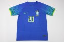 Koszulka piłkarska Brazylia Away 2022 FAN, Neymar Jr, Vini Jr