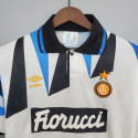 Koszulka Piłkarska Inter Mediolan 1991/1992 Away Retro, Klinsmann, Matthaus