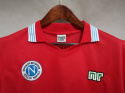 Koszulka Piłkarska SSC Napoli 1988/1989 Away Red Retro, Maradona