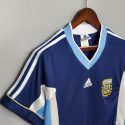 Koszulka Piłkarska Argentyna MŚ 1998 Away Retro