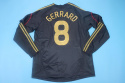 Koszulka Piłkarska Liverpool FC 2009/2010 Away Retro Długi Rękaw, Gerrard, Torres