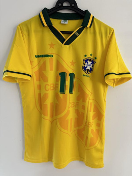 Koszulka Piłkarska Brazylia 1994 MŚ Home Retro, #11 Romario