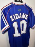 Koszulka Piłkarska Francja 1998 Home MŚ Retro, Zidane