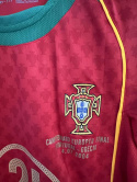 Koszulka Piłkarska Portugalia Euro 2004 Home Retro, Ronaldo, Nuno Gomes, Rui Costa