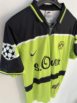 Koszulka Piłkarska Borussia Dortmund 1997/1998 Home Retro, Sammer, Moller, Chapuisat