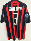 Koszulka Piłkarska AC Milan 2008/2009 Retro, #3 Maldini