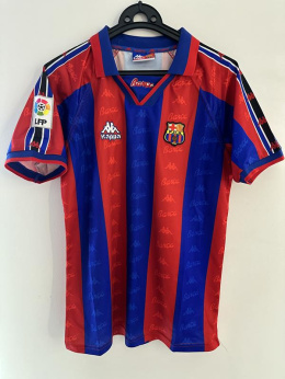 Koszulka Piłkarska FC Barcelona 1996/1997 Home Retro, Ronaldo, Figo, Guardiola