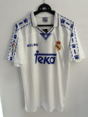 Koszulka Real Madryt 1996/1997 Home Retro, ROBERTO CARLOS, SEEDORF, RAUL,REAL MADRYT  koszulki piłkarskie, soccer jersey