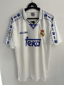 Koszulka Real Madryt 1996/1997 Home Retro, ROBERTO CARLOS, SEEDORF, RAUL,REAL MADRYT  koszulki piłkarskie, soccer jersey