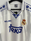 Koszulka Real Madryt 1996/1997 Home Retro, ROBERTO CARLOS, SEEDORF, RAUL,REAL MADRYT  koszulki piłkarskie, soccer jersey