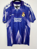 Koszulka Real Madryt 1996/1997 Away Retro, ROBERTO CARLOS, SEEDORF, RAUL,REAL MADRYT  koszulki piłkarskie, soccer jersey