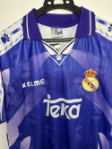 Koszulka Real Madryt 1996/1997 Away Retro, ROBERTO CARLOS, SEEDORF, RAUL,REAL MADRYT  koszulki piłkarskie, soccer jersey