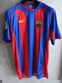 Koszulka Piłkarska FC Barcelona 2004/2005 Retro, MESSI, RONALDINHO, INIESTA, XAVI, LARSSON, ETO'O