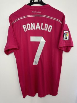 Koszulka Piłkarska Real Madryt 2014/2015 Pink Retro, #7 Ronaldo