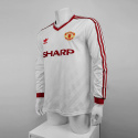 Koszulka Piłkarska Manchester United 1986/1988 Away White Retro