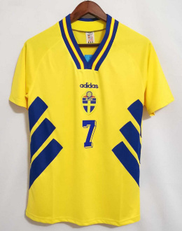 Koszulka Piłkarska Szwecja 1994 Home Retro