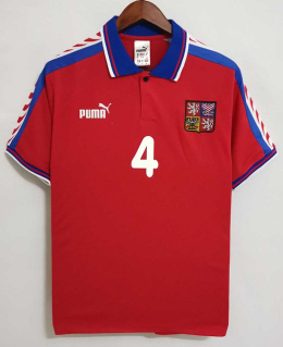 Koszulka Piłkarska Czechy 1996 Home Retro