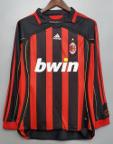 Koszulka Piłkarska AC Milan 2006/2007 Home Retro Dł Rękaw