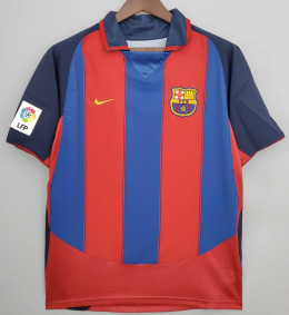 Koszulka Piłkarska FC Barcelona 2003/2004 Retro, Ronaldinho