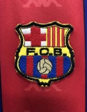 Koszulka Piłkarska FC Barcelona 1996/1997 Retro Długi Rękaw, Ronaldo, Figo, Guardiola