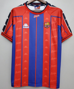 Koszulka Piłkarska FC Barcelona 1997/1998 Retro, Rivaldo, Figo, Guardiola