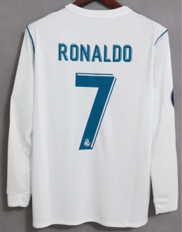 Koszulka Piłkarska Real Madryt 2017/2018 Retro Dł. rękaw,Ronaldo