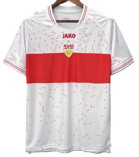 Koszulka Piłkarska VFB Stuttgart 2023/2024 Home Fan, Guirassy, Koszulki Piłkarskie Ligi Niemieckiej