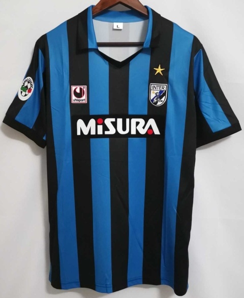 Koszulka Piłkarska Inter Mediolan 1989/90 Home Retro, Klinsmann, Matthaus