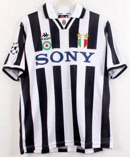 Koszulka Piłkarska Juventus Turyn 1995/1996 Home Retro, Del Piero, Vieri, Boksic