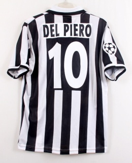 Koszulka Piłkarska Juventus Turyn 1995/1996 Home Retro, Del Piero, Vieri, Boksic