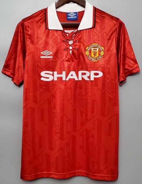 Koszulka Piłkarska Manchester United 1993/94 Home Retro, Cantona, Giggs