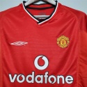 Koszulka Piłkarska Manchester United 2000/2001 Home Retro, Beckham, Scholes, Giiggs