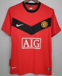 Koszulka Piłkarska Manchester United 2009/2010 Home Retro, Rooney, Giggs, Scholes