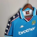 Koszulka Piłkarska Manchester City 1998/1999 Home Retro