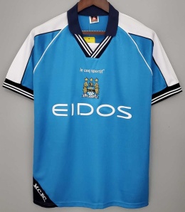 Koszulka Piłkarska Manchester City 1999/2001 Home Retro