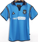 Koszulka Piłkarska Manchester City 2001/2002 Home Retro, Haaland