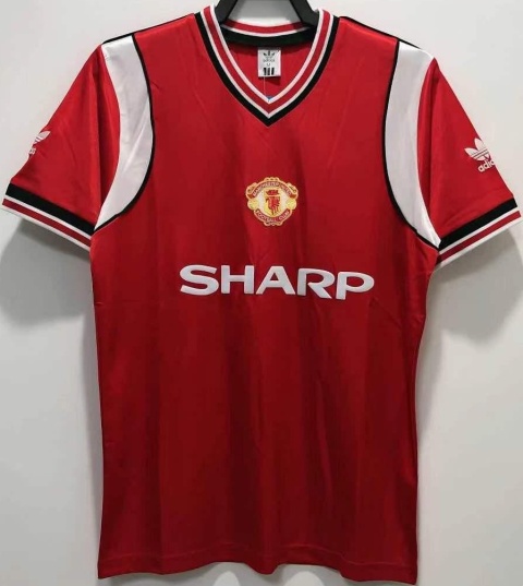 Koszulka Piłkarska Manchester United 1984/1985 Home Retro, Robson, Hughes