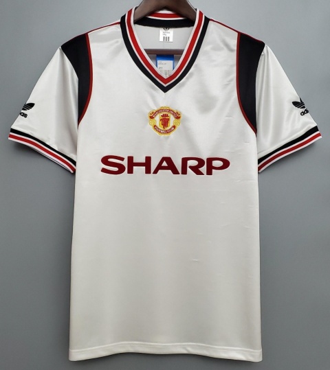 Koszulka Piłkarska Manchester United 1985/1986 Away Retro,Hughes,Robson