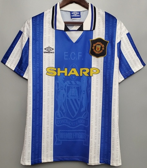 Koszulka Piłkarska Manchester United 1994/1996 Away Retro, Cantona, Beckham, Giggs