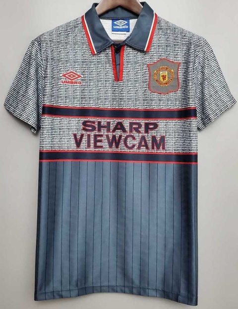 Koszulka Piłkarska Manchester United 1995/1996 Away Retro, Beckham, Cantona, Giggs, Scholes