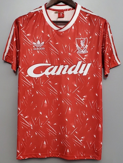 Koszulka Piłkarska Liverpool FC 1989/1991 Home Retro