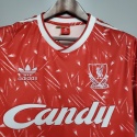 Koszulka Piłkarska Liverpool FC 1989/1991 Home Retro