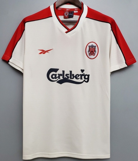 Koszulka Piłkarska Liverpool FC 1998/1999 Away Retro, Fowler, Gerrard, Owen