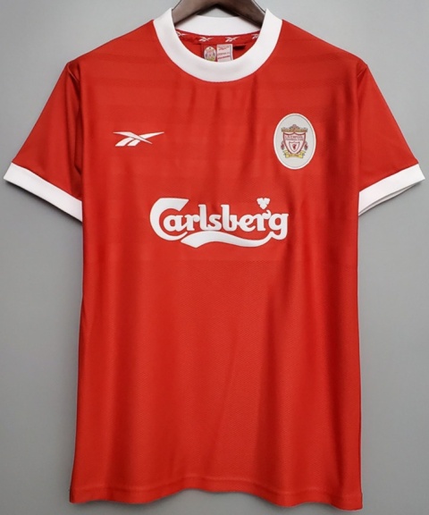 Koszulka Piłkarska Liverpool FC 1998/1999 Home Retro, Owen, Fowler, Gerrard