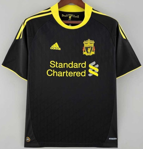 Koszulka Piłkarska Liverpool FC 2010/2011 Away Retro, Gerrard, Suarez