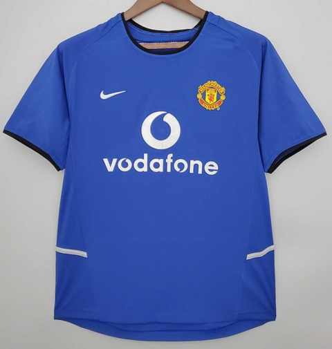 Koszulka Piłkarska Manchester United 2002/2003 Away Retro, Beckham, Giggs, Scholes